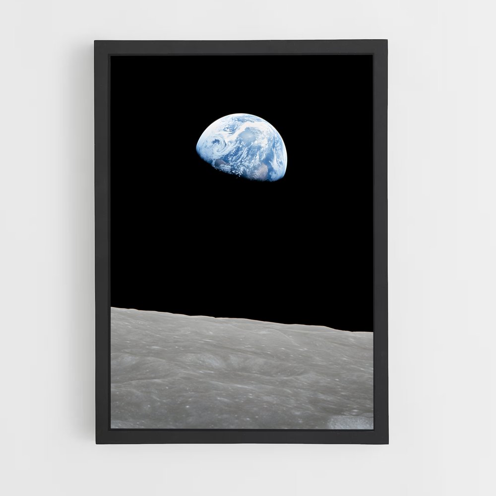 Poster L'Ascension de la Terre – affiche Système solaire (vue 2)